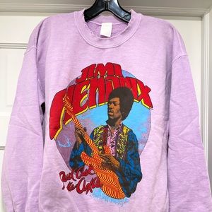 Madeworn Jimi Hendrix purple sweatshirt size small